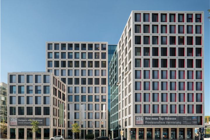 Das Bürogebäude City Gate in Stuttgart