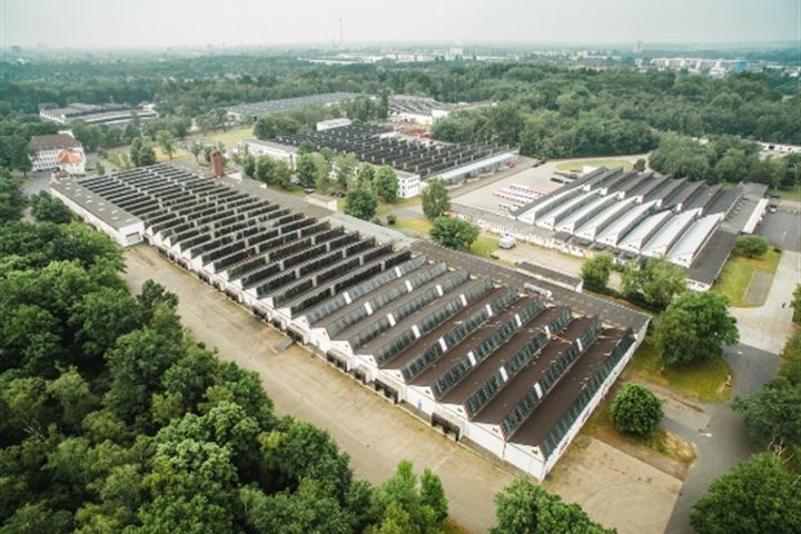 Luftaufnahme des Gewerbeparks Steinrieden in Braunschweig